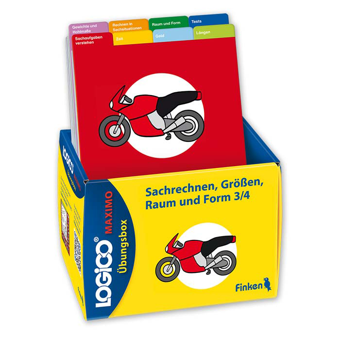 Sachrechnen, Groessen, Raum und Form 3 und 4 | LOGICO-Uebungsbox MAXIMO | 3715 Sachrechnen, Groessen, Raum und Form 3 und 4 | LOGICO-Uebungsbox MAXIMO | 3715