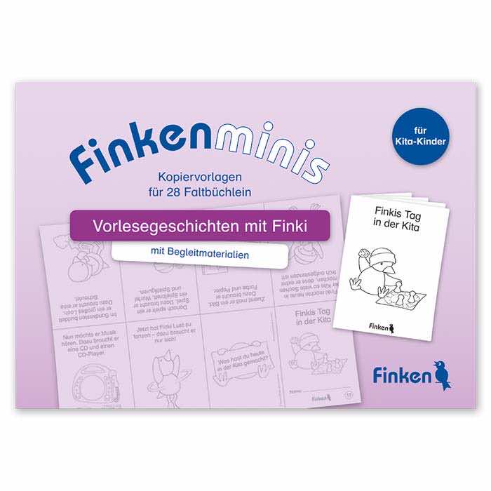 Vorlesegeschichten mit Finki | Finkenminis Kopiervorlagen-Heft für 28 Faltbuechlein | 1559 Vorlesegeschichten mit Finki | Finkenminis Kopiervorlagen-Heft für 28 Faltbuechlein | 1559