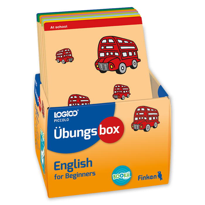 Englisch, Anfänger, Box, Lernen, Bus,