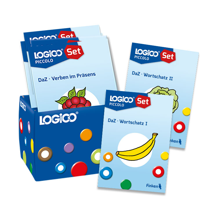 DaZ mit LOGICO | LOGICO-Sets in Sammelbox LOGICO PICCOLO "DaZ-Paket" | P3300