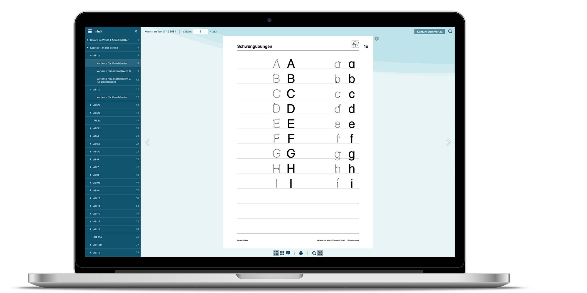 Digitaler Finken-Ordner in schulidoo | Varianten 