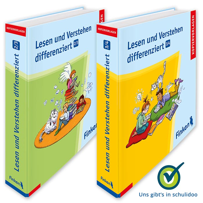 Lesen und Verstehen differenziert 2/3 und 3/4 | Paketangebot | 2 Ordner | 3056 