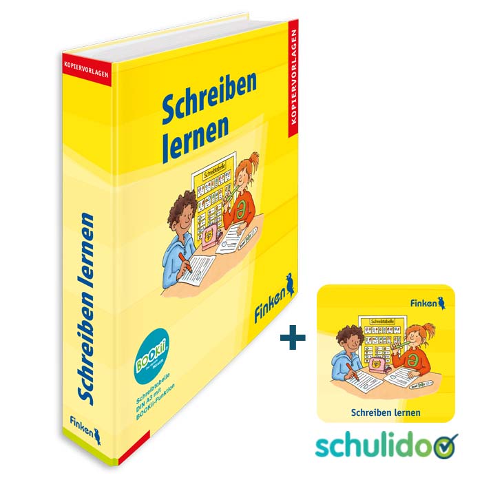 Schreiben lernen | 124 Kopiervorlagen zum systematischen Schriftaufbau | Ordner plus schulidoo | 1500