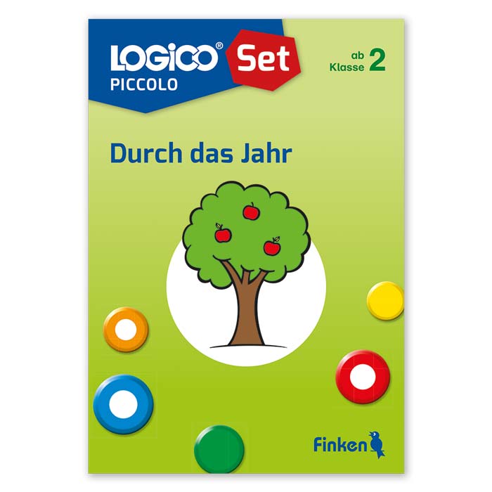 Durch das Jahr | LOGICO-Set PICCOLO mit 16 Karten | ab 2. Klasse | 3378