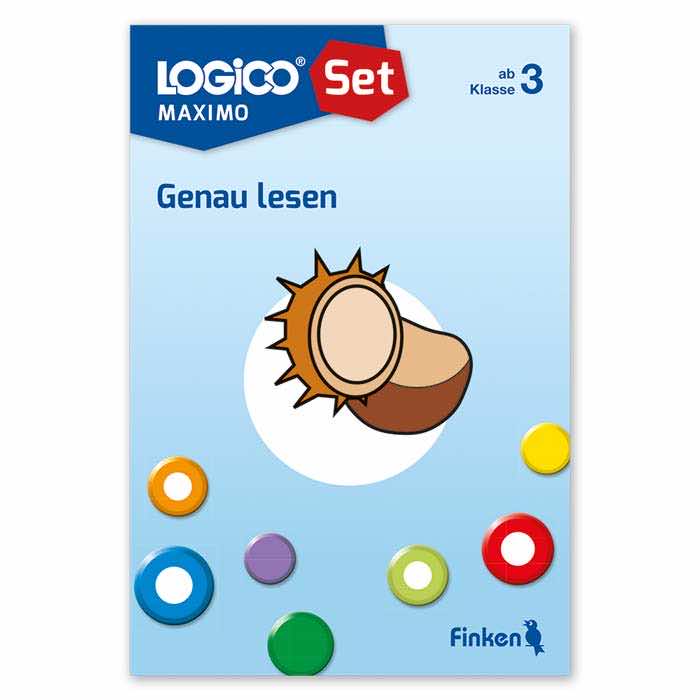Genau lesen | LOGICO-Set MAXIMO mit 16 Karten | ab 3. Klasse | 3739 Genau lesen | LOGICO-Set MAXIMO mit 16 Karten | ab 3. Klasse | 3739