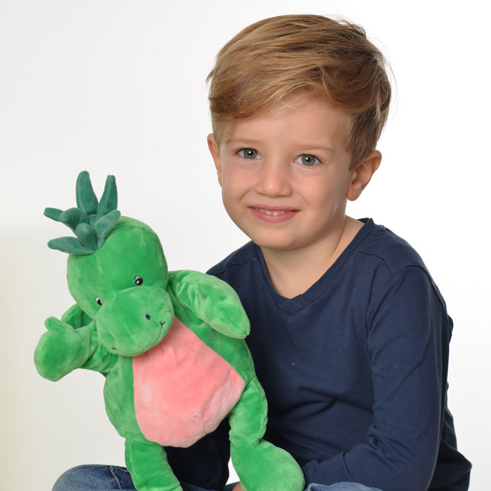 Handpuppe Baldur mit Kind | 1056