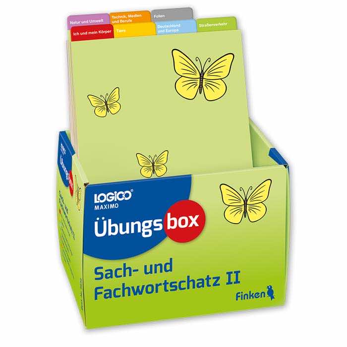 Sach- und Fachwortschatz II | LOGICO-Uebungsbox MAXIMO | 3638 Sach- und Fachwortschatz II | LOGICO-Uebungsbox MAXIMO | 3638