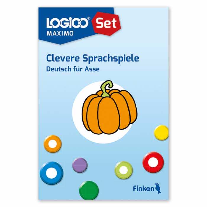 Clevere Sprachspiele | Deutsch fuer Asse | LOGICO-Set MAXIMO mit 16 Karten | ab 3. Klasse | 3749 Clevere Sprachspiele | Deutsch fuer Asse | LOGICO-Set MAXIMO mit 16 Karten | ab 3. Klasse | 3749