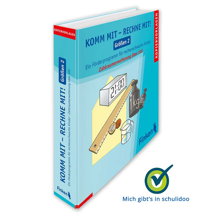 Komm mit – rechne mit! Groeßen 2 Zahlenraumerweiterung ueber 100 | Foerderprogramm fuer rechenschwache Kinder | Ordner | 3032