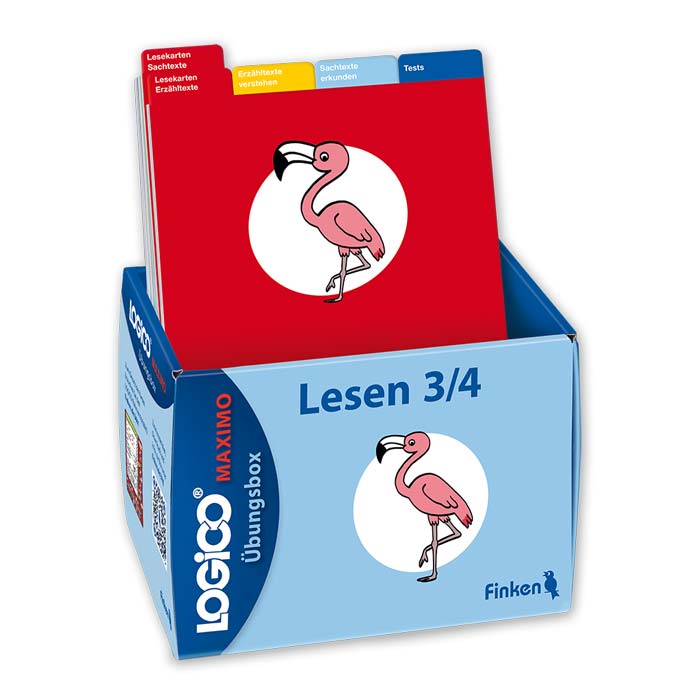 Lesen 3 und 4 | LOGICO-Uebungsbox MAXIMO | 3716