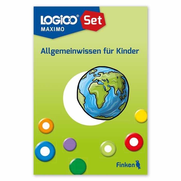 Allgemeinwissen fuer Kinder | LOGICO-Set MAXIMO mit 16 Karten | ab 3. Klasse | 3750 Allgemeinwissen fuer Kinder | LOGICO-Set MAXIMO mit 16 Karten | ab 3. Klasse | 3750