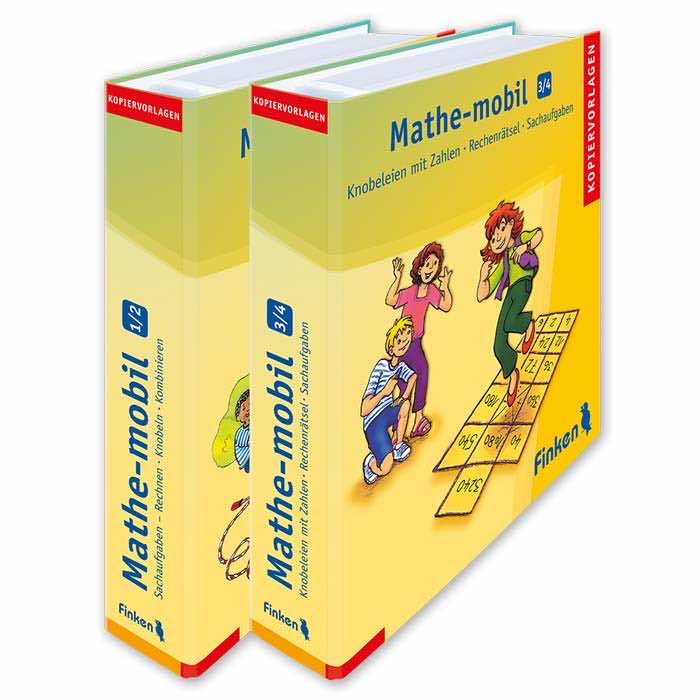 Mathe-mobil 1 bis 4 | Sachaufgaben und mathematische Knobeleien | Zwei Ordner | 3180 Mathe-mobil 1 bis 4 | Sachaufgaben und mathematische Knobeleien | Zwei Ordner | 3180