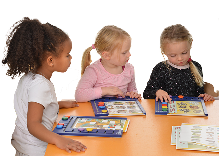 LOGICO PRIMO in der Kita Kinder in der Kita lernen spielerisch mit LOGICO PRIMO