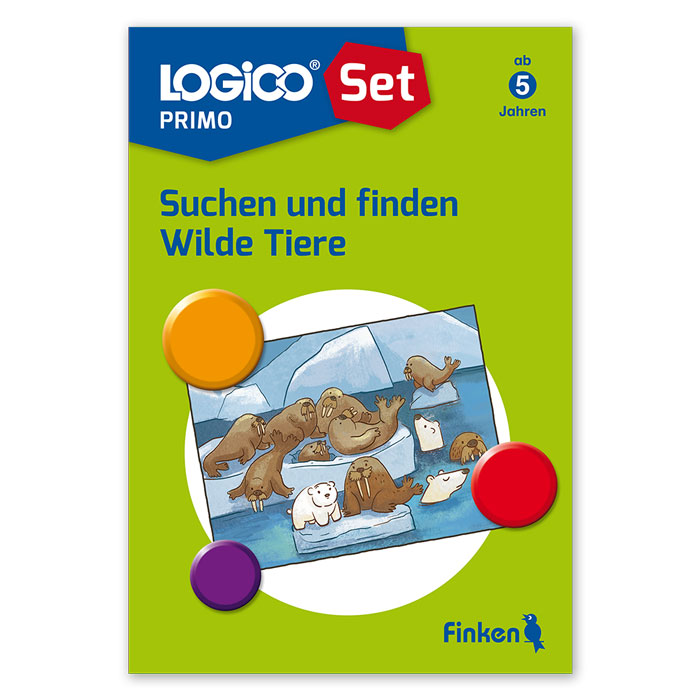 Suchen und finden – Wilde Tiere | LOGICO-Set PRIMO mit 16 Karten |ab 5 Jahren | 3270 Suchen und finden – Wilde Tiere | LOGICO-Set PRIMO mit 16 Karten |ab 5 Jahren | 3270
