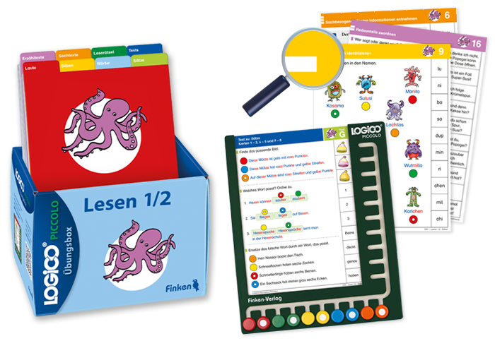 Zu den neuen Uebungsboxen LOGICO-Uebungsbox PICCOLO der neuen Generation