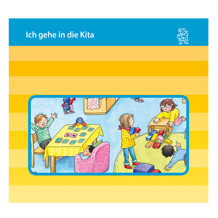 Thema aus "Finki, ich & wir" | Ich gehe in die Kita Registerkarte aus Bildkartenbox Finki, ich & wir | Thema Ich gehe in die Kita