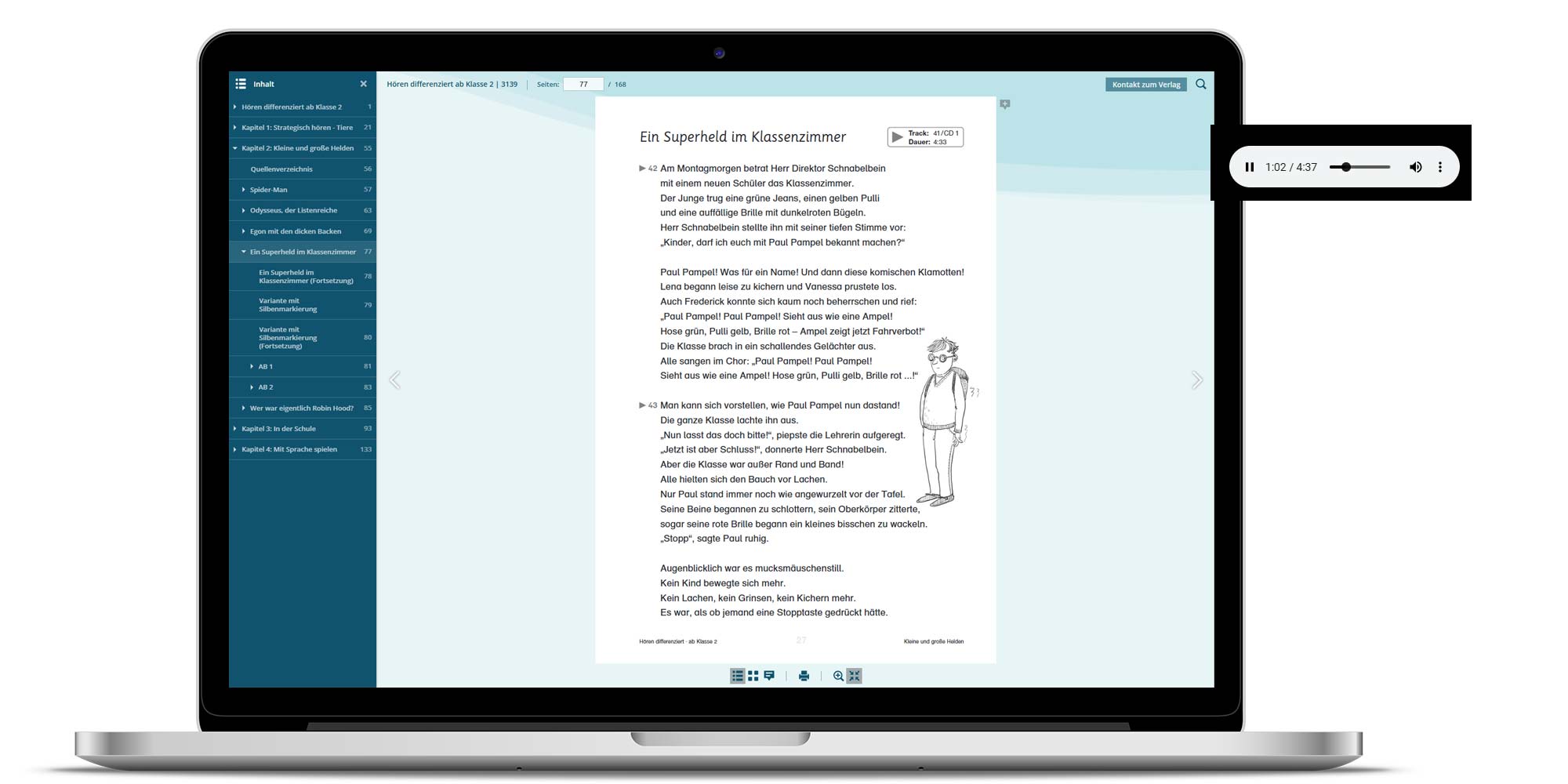Digitaler Finken-Ordner in schulidoo | Integrierte Audios