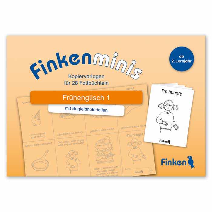 Frühenglisch 1 | Finkenminis Kopiervorlagen-Heft für 28 Faltbüchlein | 1432 Fruehenglisch 1 | Finkenminis Kopiervorlagen-Heft für 28 Faltbuechlein | 1432