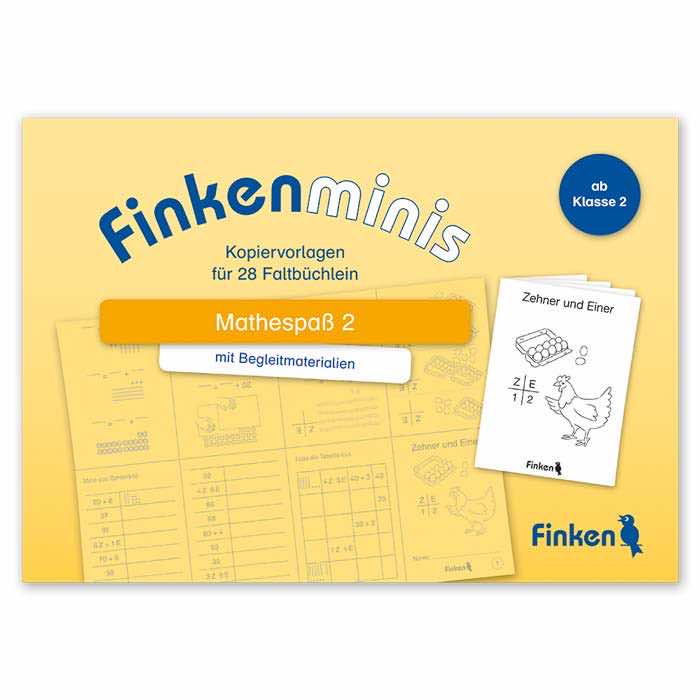 Mathespaß 2 | Finkenminis Kopiervorlagen-Heft für 28 Faltbüchlein | 1552 Mathespaß 2 | Finkenminis Kopiervorlagen-Heft für 28 Faltbuechlein | 1552