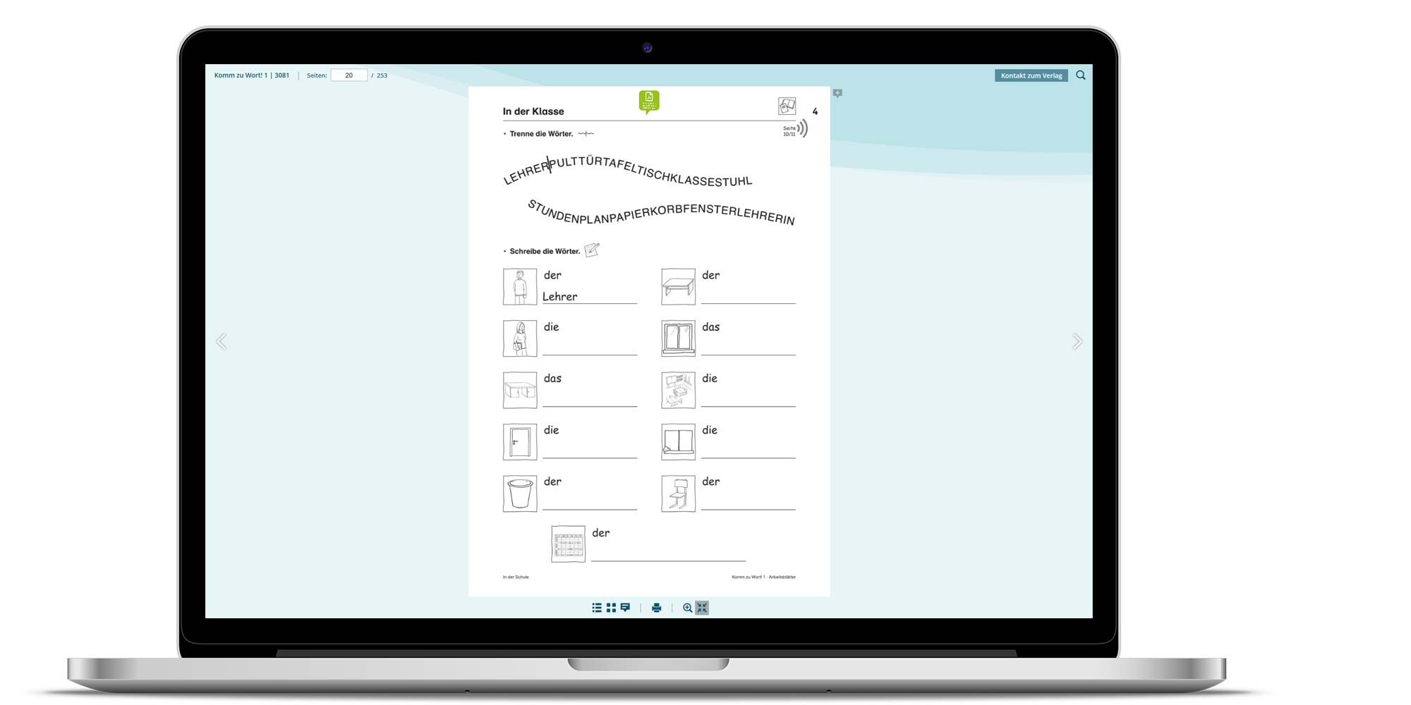 Digitaler Finken-Ordner in schulidoo | Editierbare PDF-Vorlagen 