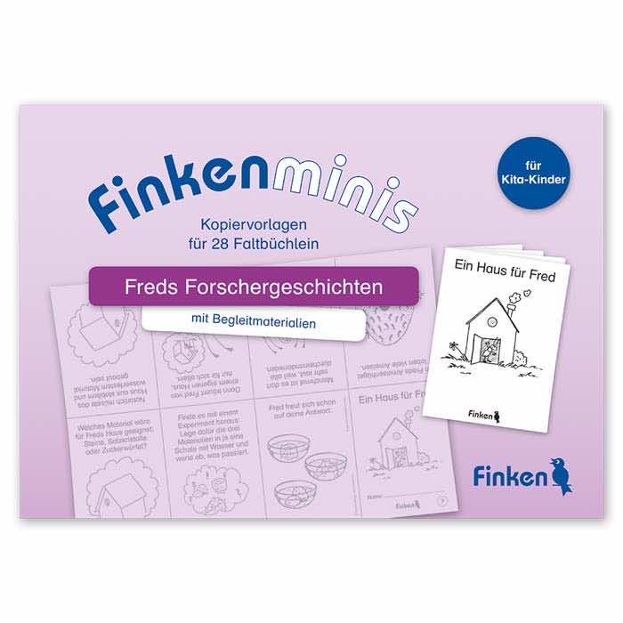 Freds Forschergeschichten | Finkenminis Kopiervorlagen-Heft für 28 Faltbuechlein | 1558 Freds Forschergeschichten | Finkenminis Kopiervorlagen-Heft für 28 Faltbuechlein | 1558