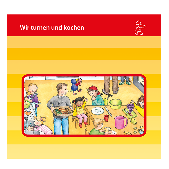 Thema aus "Finki, ich & wir" | Wir turnen und kochen Registerkarte aus Bildkartenbox Finki, ich & wir | Thema Wir turnen und kochen