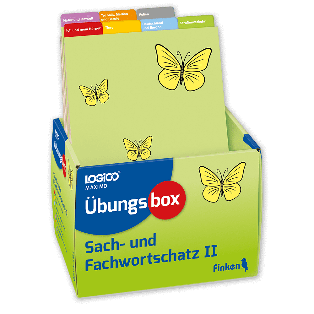 Sach- und Fachwortschatz II | LOGICO-Uebungsbox MAXIMO | 3638