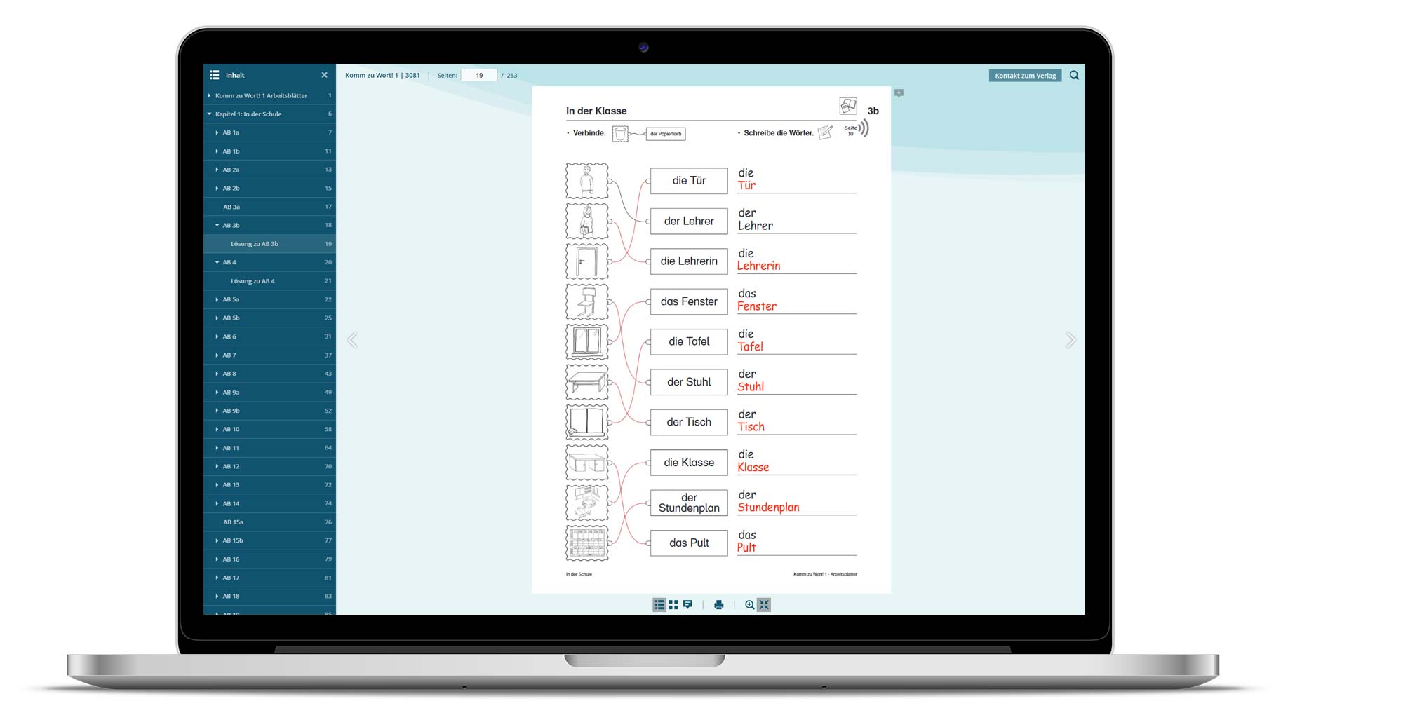 Digitaler Finken-Ordner in schulidoo | Loesungen 