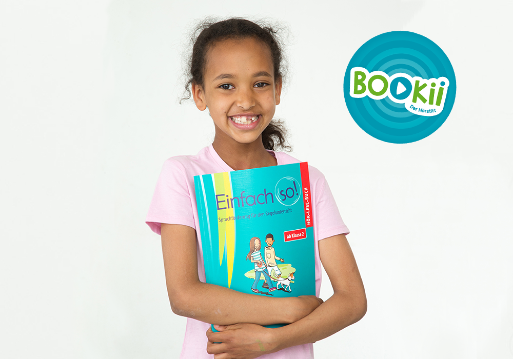 Einfach so! Sprachförderung für den Regelunterricht – geeignet für BOOKiii Kind mit "Einfach-so!" Hör-Bilder-Buch im Arm