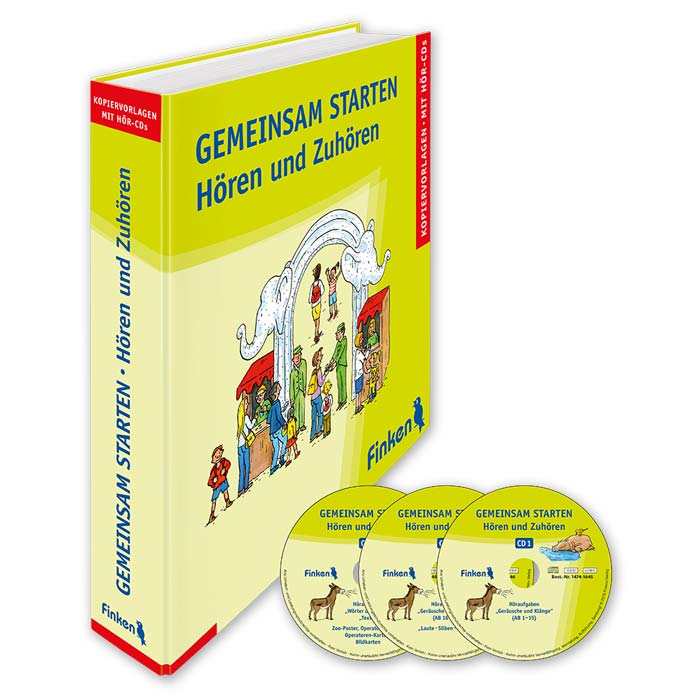 GEMEINSAM STARTEN – Hoeren und Zuhoeren | Ordner mit 3 Material-CDs | 1474