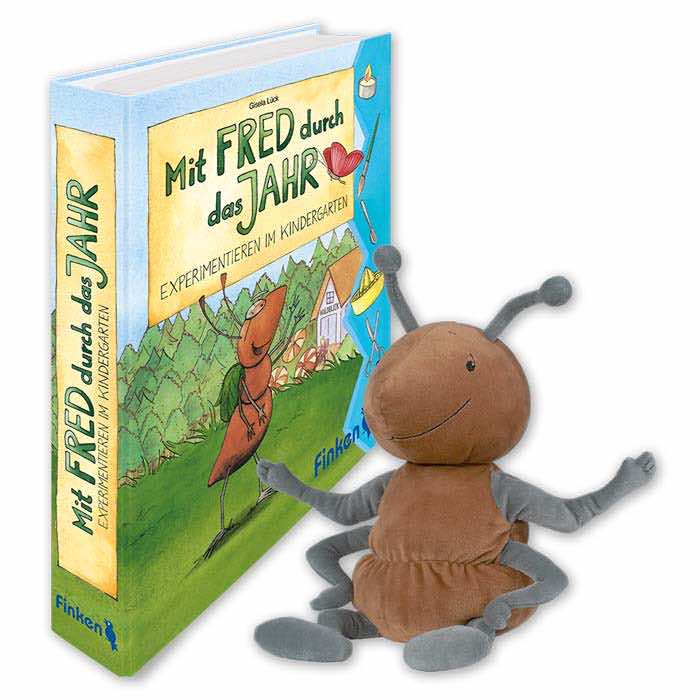 Mit Fred durch das Jahr | Experimentieren im Kindergarten | Ordner + Handpuppe | 1077 Mit Fred durch das Jahr | Experimentieren im Kindergarten | Ordner + Handpuppe | 1077
