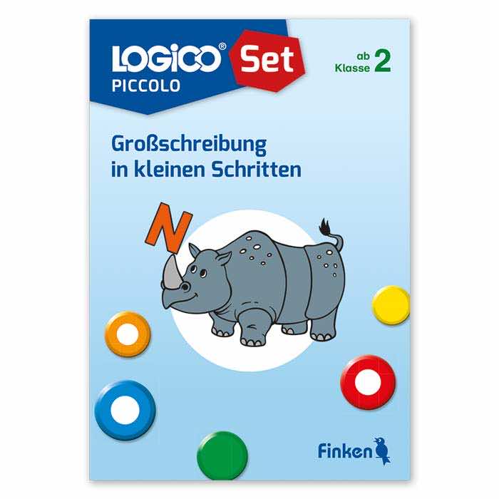 Grossschreibung in kleinen Schritten | LOGICO-Set PICCOLO mit 16 Karten | ab 2. Klasse | 3370 Grossschreibung in kleinen Schritten | LOGICO-Set PICCOLO mit 16 Karten | ab 2. Klasse | 3370