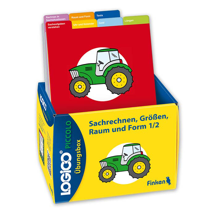 Sachrechnen, Groessen, Raum und Form 1 und 2 | LOGICO-Uebungsbox PICCOLO | 3353 Sachrechnen, Groessen, Raum und Form 1 und 2 | LOGICO-Uebungsbox PICCOLO | 3353