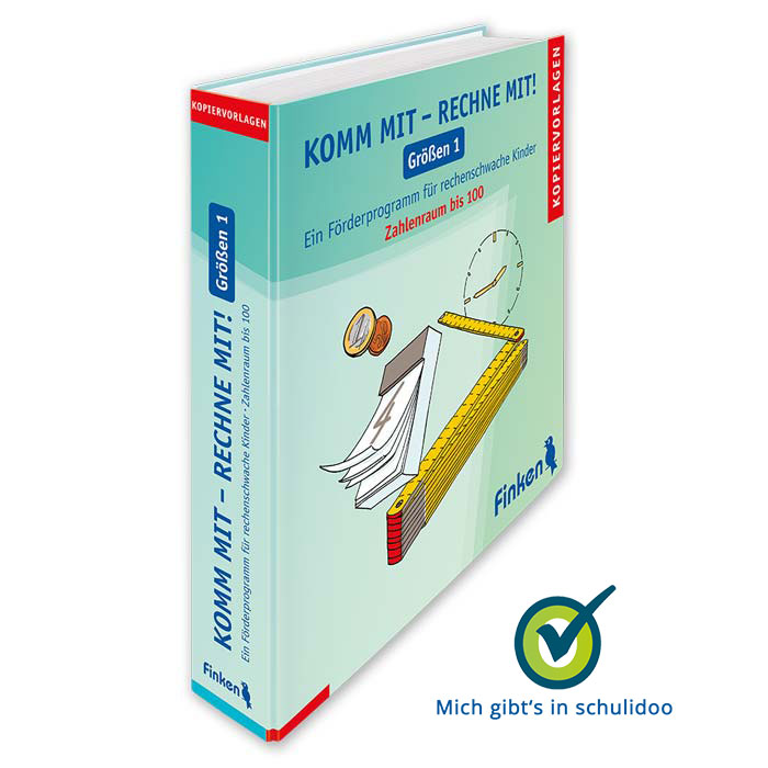 Komm mit – rechne mit! Groeßen 1 Zahlenraum bis 100 | Foerderprogramm fuer rechenschwache Kinder | Ordner | 3031