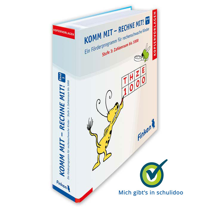Komm mit – rechne mit! Band 5 Zahlenraum bis 1000 | Foerderprogramm fuer rechenschwache Kinder | Ordner | 3014 